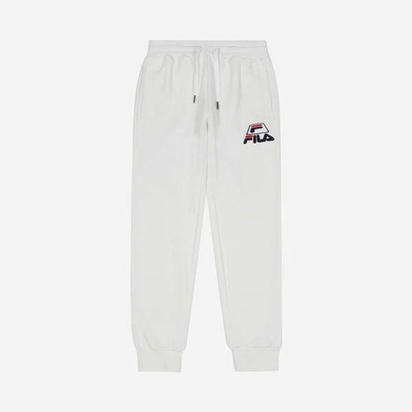 Fila Bb Logo Women's Pants - White,NZ 857-49130